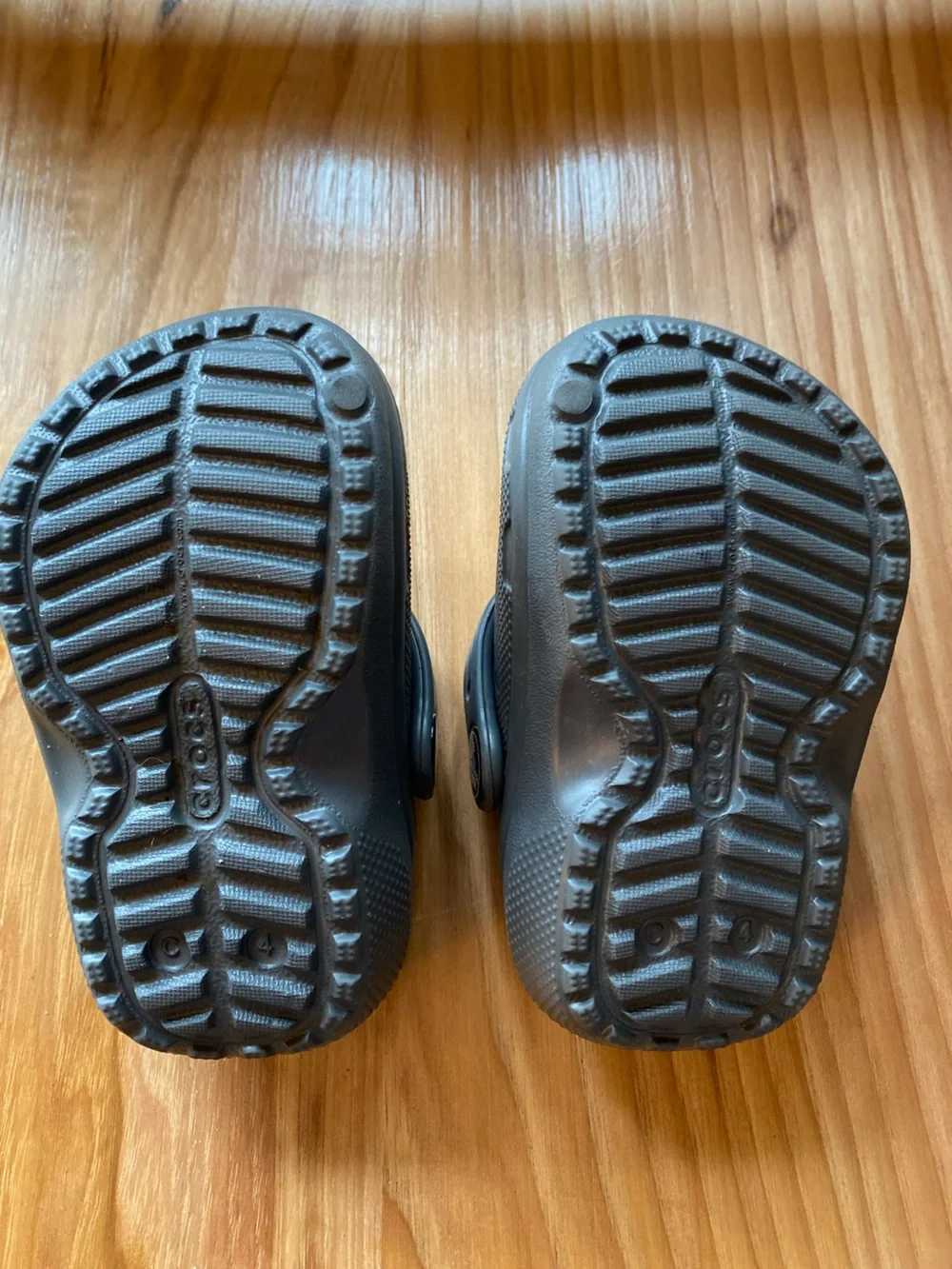 CROCS Toddler Classic Lined Clog in Gray
